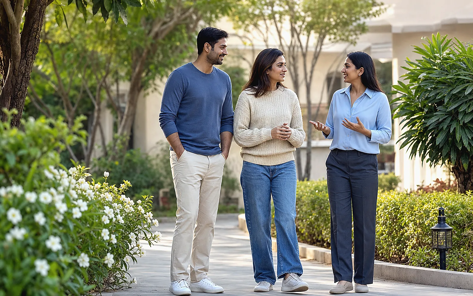 Guided recovery access and admission support in a calm outdoor setting