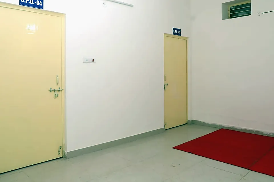 Clean OPD corridor inside Sambhav Rehab facility
